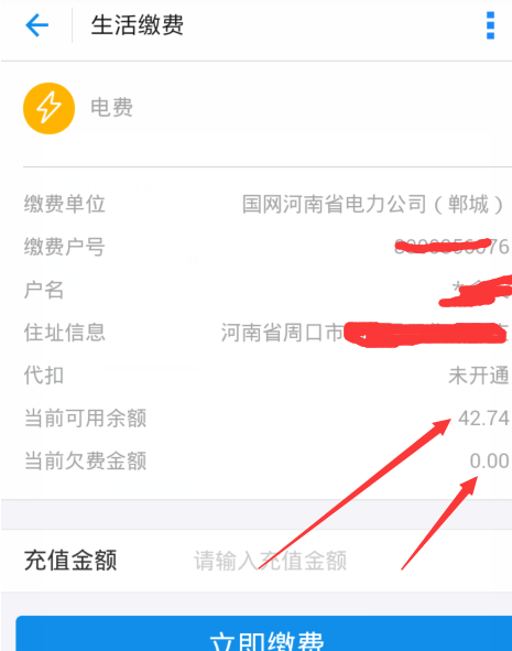 怎么查看支付宝生活缴费的账户余额6.png
