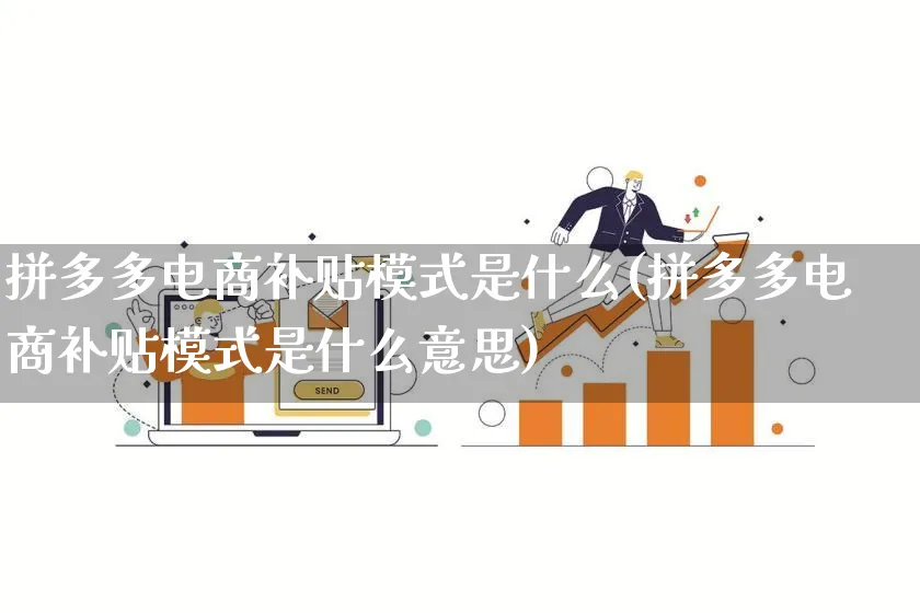 拼多多电商补贴模式是什么(拼多多电商补贴模式是什么意思)_https://www.qujiang-marathon.com_运营技巧_第1张