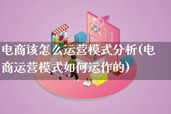 电商该怎么运营模式分析(电商运营模式如何运作的)_https://www.qujiang-marathon.com_运营技巧_第1张