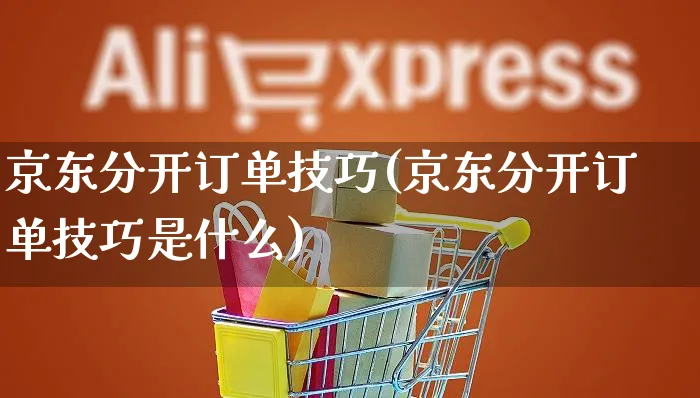 京东分开订单技巧(京东分开订单技巧是什么)_https://www.czttao.com_京东电商_第1张