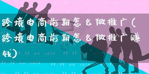 跨境电商前期怎么做推广(跨境电商前期怎么做推广赚钱)_https://www.czttao.com_电商问答_第1张