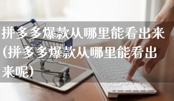 拼多多爆款从哪里能看出来(拼多多爆款从哪里能看出来呢)_https://www.czttao.com_拼多多电商_第1张