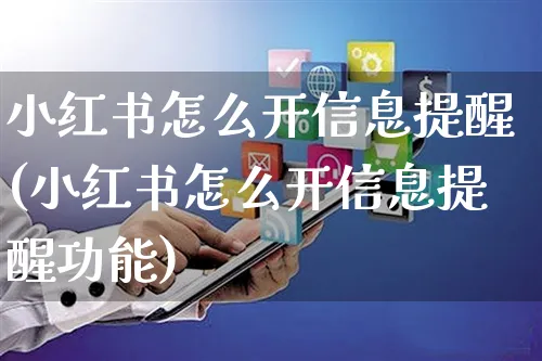 小红书怎么开信息提醒(小红书怎么开信息提醒功能)_https://www.czttao.com_小红书_第1张