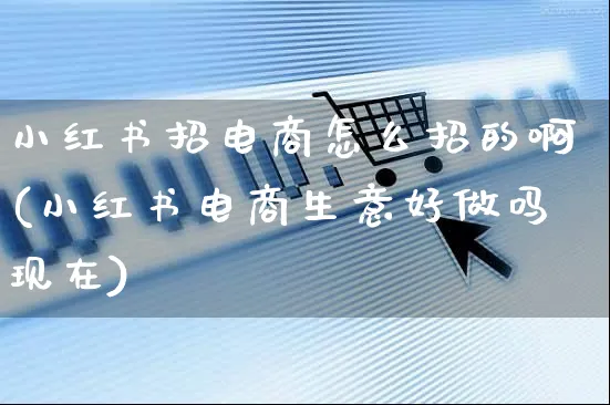 小红书招电商怎么招的啊(小红书电商生意好做吗现在)_https://www.czttao.com_小红书_第1张