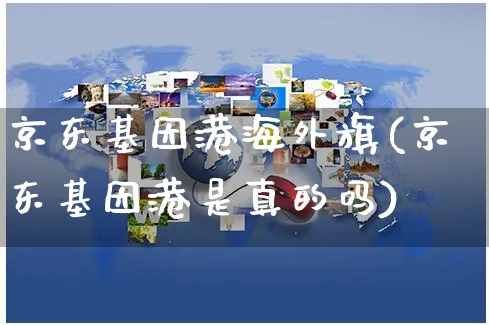 京东基因港海外旗(京东基因港是真的吗)_https://www.czttao.com_亚马逊电商_第1张