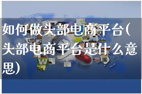 如何做头部电商平台(头部电商平台是什么意思)_https://www.czttao.com_店铺规则_第1张