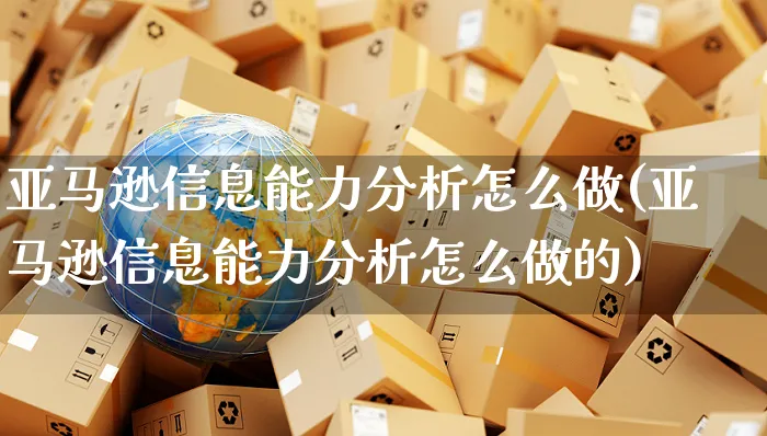 亚马逊信息能力分析怎么做(亚马逊信息能力分析怎么做的)_https://www.czttao.com_亚马逊电商_第1张