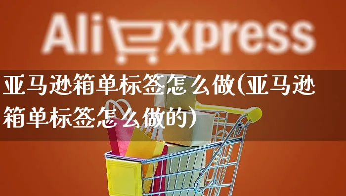 亚马逊箱单标签怎么做(亚马逊箱单标签怎么做的)_https://www.czttao.com_亚马逊电商_第1张