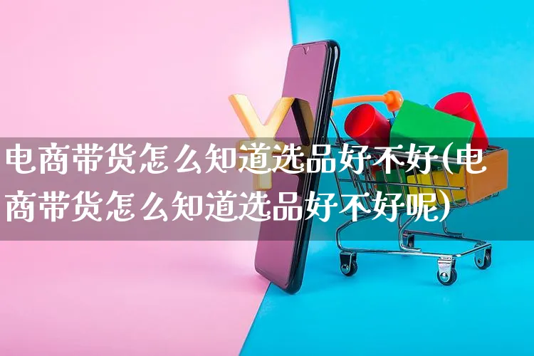 电商带货怎么知道选品好不好(电商带货怎么知道选品好不好呢)_https://www.czttao.com_视频/直播带货_第1张