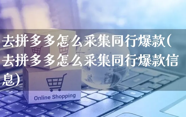 去拼多多怎么采集同行爆款(去拼多多怎么采集同行爆款信息)_https://www.czttao.com_拼多多电商_第1张