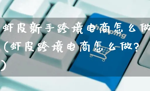 虾皮新手跨境电商怎么做(虾皮跨境电商怎么做?)_https://www.czttao.com_抖音小店_第1张