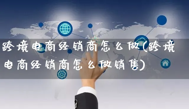 跨境电商经销商怎么做(跨境电商经销商怎么做销售)_https://www.czttao.com_京东电商_第1张