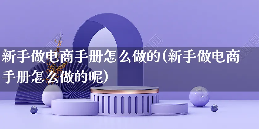 新手做电商手册怎么做的(新手做电商手册怎么做的呢)_https://www.czttao.com_淘宝电商_第1张