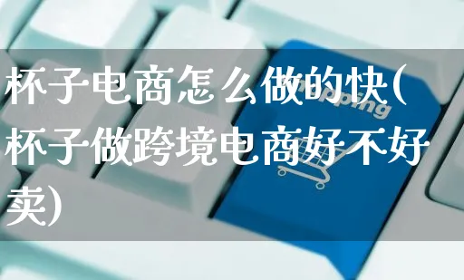 杯子电商怎么做的快(杯子做跨境电商好不好卖)_https://www.czttao.com_电商问答_第1张