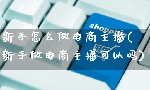 新手怎么做电商主播(新手做电商主播可以吗)_https://www.czttao.com_京东电商_第1张