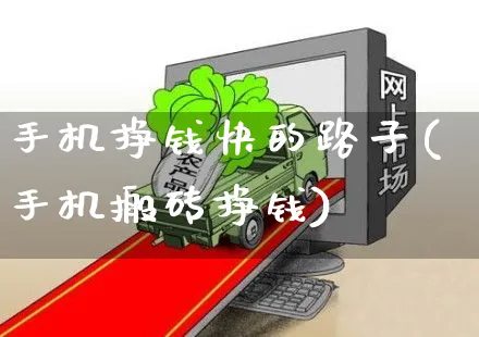 手机挣钱快的路子(手机搬砖挣钱)_https://www.czttao.com_京东电商_第1张