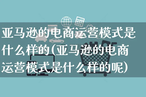 亚马逊的电商运营模式是什么样的(亚马逊的电商运营模式是什么样的呢)_https://www.czttao.com_拼多多电商_第1张