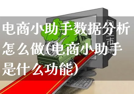 电商小助手数据分析怎么做(电商小助手是什么功能)_https://www.czttao.com_电商问答_第1张