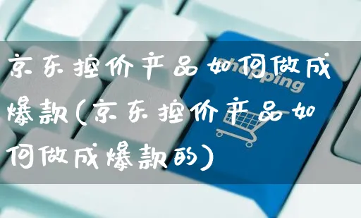 京东控价产品如何做成爆款(京东控价产品如何做成爆款的)_https://www.czttao.com_京东电商_第1张