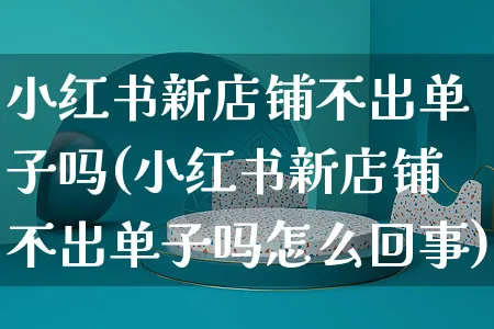 小红书新店铺不出单子吗(小红书新店铺不出单子吗怎么回事)_https://www.czttao.com_小红书_第1张