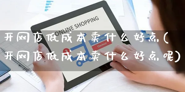 开网店低成本卖什么好点(开网店低成本卖什么好点呢)_https://www.czttao.com_店铺装修_第1张