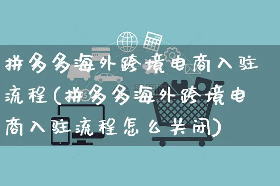 拼多多海外跨境电商入驻流程(拼多多海外跨境电商入驻流程怎么关闭)_https://www.czttao.com_京东电商_第1张