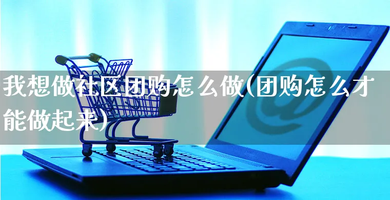 我想做社区团购怎么做(团购怎么才能做起来)_https://www.czttao.com_京东电商_第1张