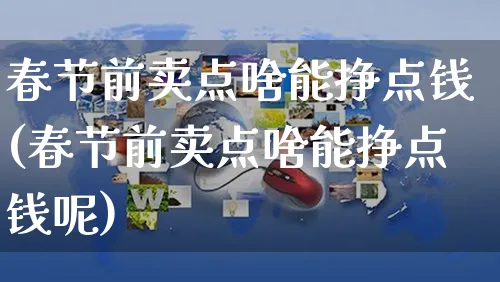 春节前卖点啥能挣点钱(春节前卖点啥能挣点钱呢)_https://www.czttao.com_京东电商_第1张