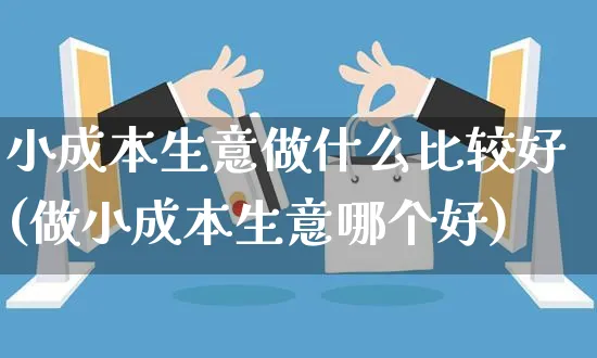 小成本生意做什么比较好(做小成本生意哪个好)_https://www.czttao.com_亚马逊电商_第1张