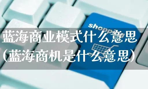 蓝海商业模式什么意思(蓝海商机是什么意思)_https://www.czttao.com_京东电商_第1张