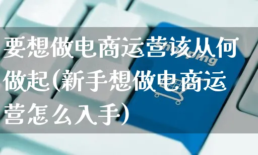 要想做电商运营该从何做起(新手想做电商运营怎么入手)_https://www.czttao.com_拼多多电商_第1张