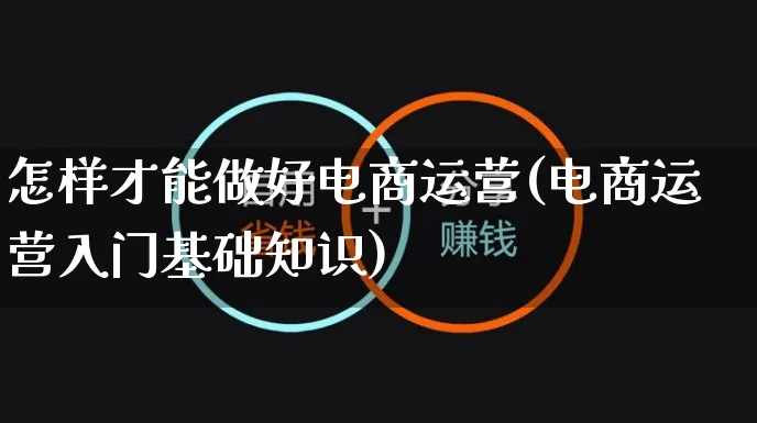 怎样才能做好电商运营(电商运营入门基础知识)_https://www.czttao.com_视频/直播带货_第1张