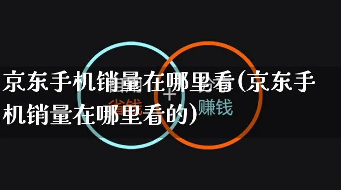 京东手机销量在哪里看(京东手机销量在哪里看的)_https://www.czttao.com_淘宝电商_第1张